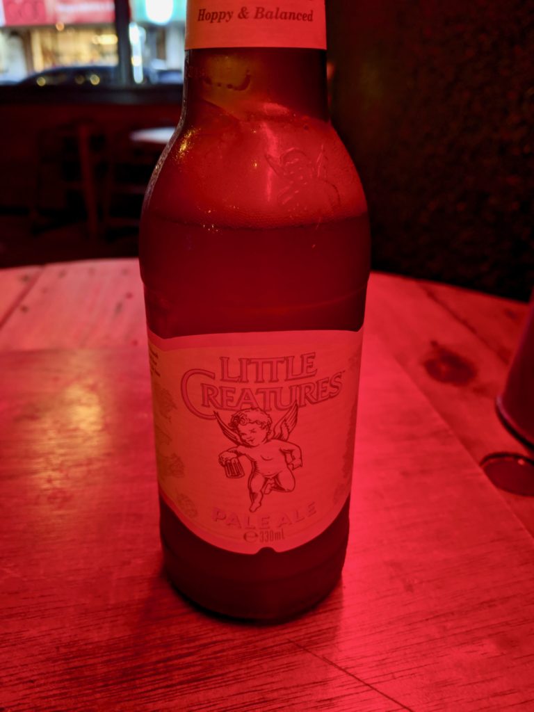地元のビール, little creatures。実はキリンの現地子会社の子会社でした。